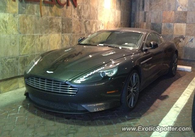 Aston Martin Virage spotted in Toronto, Canada
