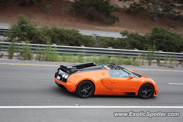 Bugatti Veyron spotted in Monterey, California