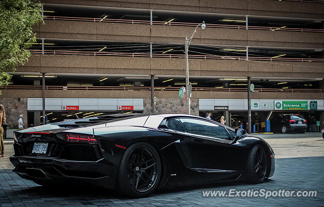 Lamborghini Aventador spotted in Toronto, Canada