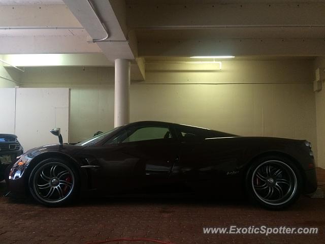 Pagani Huayra spotted in Palm Beach, Florida