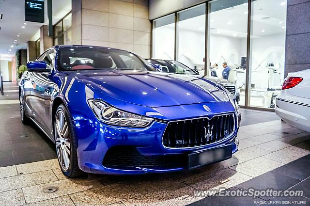 Maserati Ghibli spotted in Pavilion, KL, Malaysia