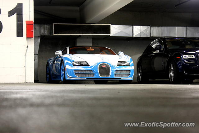 Bugatti Veyron spotted in Pebble Beach, California