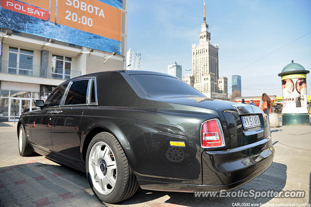 Rolls-Royce Phantom spotted in Warsaw, Poland