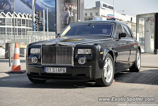Rolls-Royce Phantom spotted in Warsaw, Poland