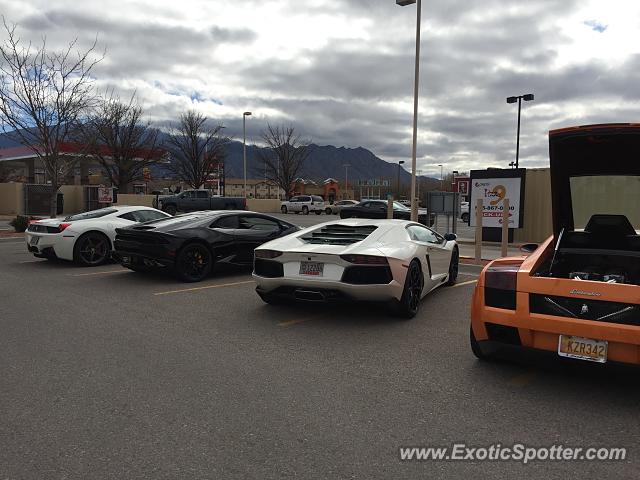 Lamborghini Aventador spotted in Bernalillo, New Mexico