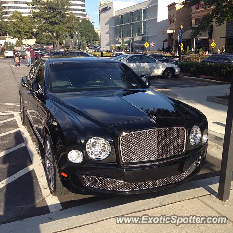 Bentley Mulsanne spotted in Atlanta, Georgia