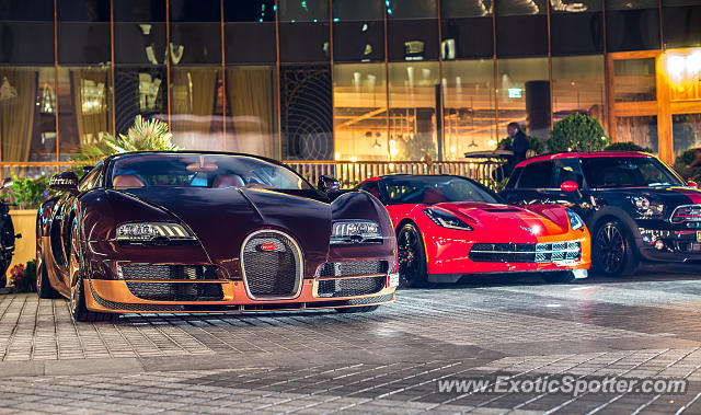 Bugatti Veyron spotted in Dubai, United Arab Emirates