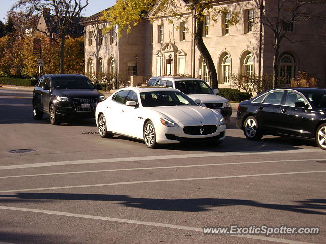 Maserati Quattroporte spotted in Winnetka, Illinois