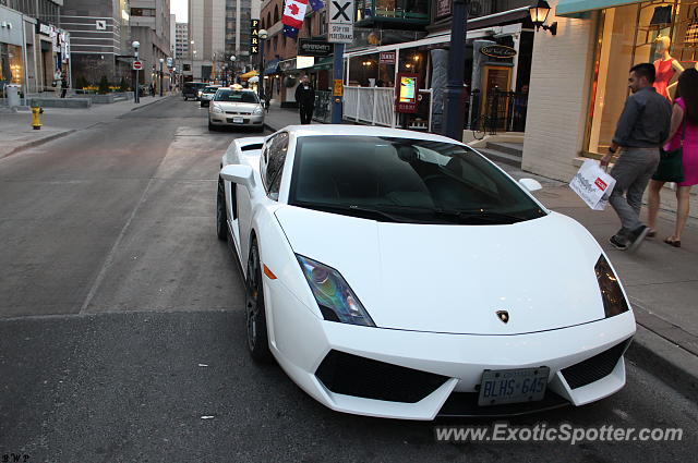 Lamborghini Gallardo spotted in Toronto, Canada