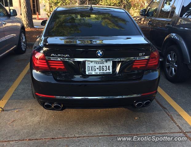 BMW Alpina B7 spotted in Woodlands, Texas