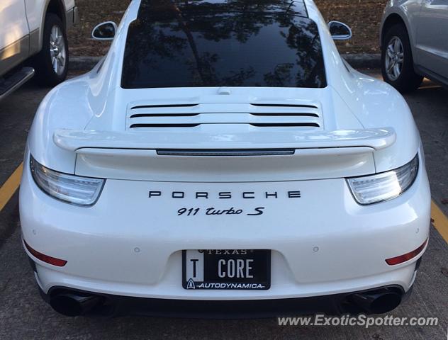 Porsche 911 Turbo spotted in Woodlands, Texas