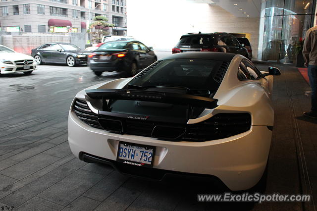 Mclaren MP4-12C spotted in Toronto, Canada