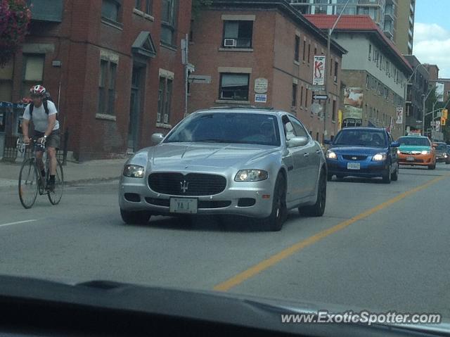 Maserati Quattroporte spotted in Toronto, Canada