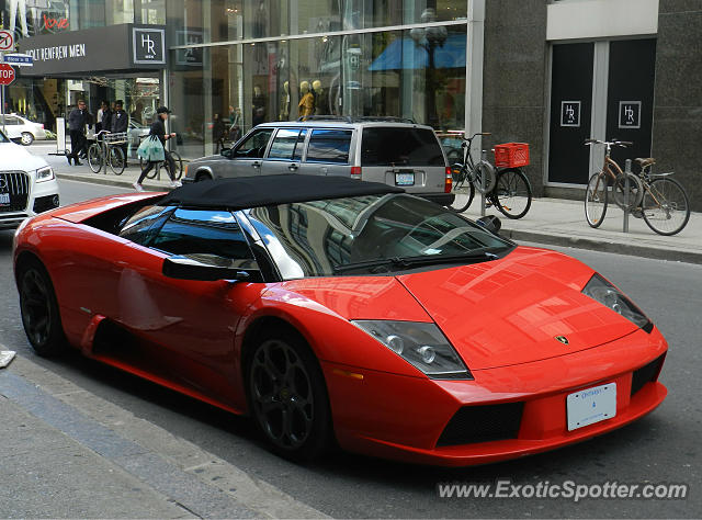 Lamborghini Murcielago spotted in Toronto, Canada
