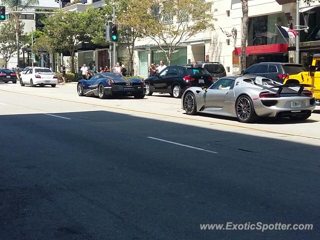 Pagani Huayra spotted in Beverly Hills, California