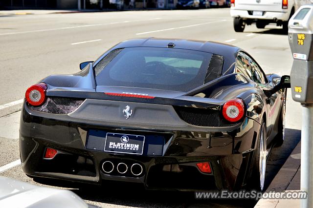 Ferrari 458 Italia spotted in Westwood, California