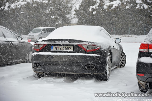 Maserati GranTurismo spotted in Kitzbühel, Austria