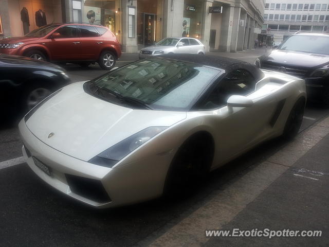 Lamborghini Gallardo spotted in Zurich, Switzerland