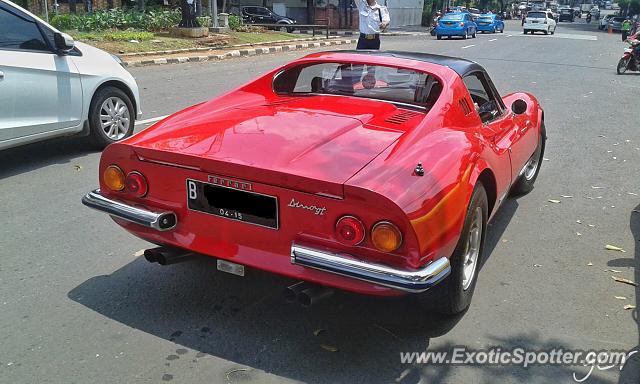 Ferrari 246 Dino spotted in Jakarta, Indonesia