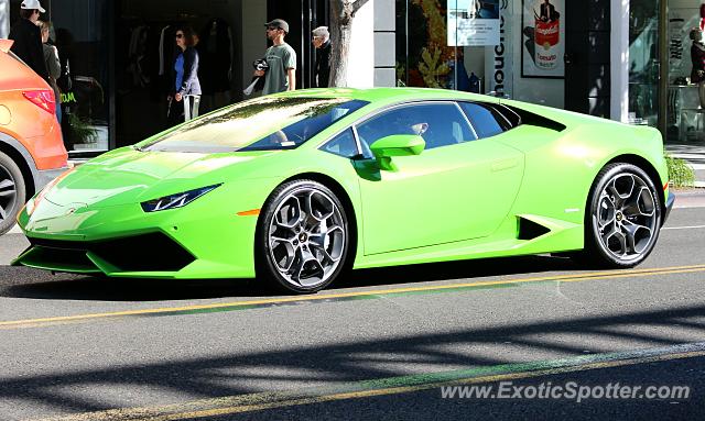 Lamborghini Huracan spotted in Beverly Hills, California