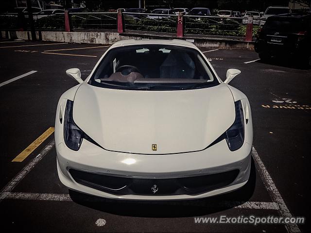 Ferrari 458 Italia spotted in Auckland, New Zealand
