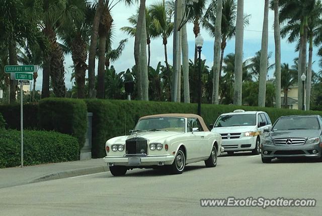Rolls-Royce Corniche spotted in Palm Beach, Florida