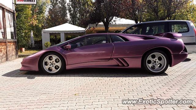 Lamborghini Diablo spotted in Sant'Agata, Italy