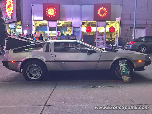DeLorean DMC-12 spotted in New York, New York