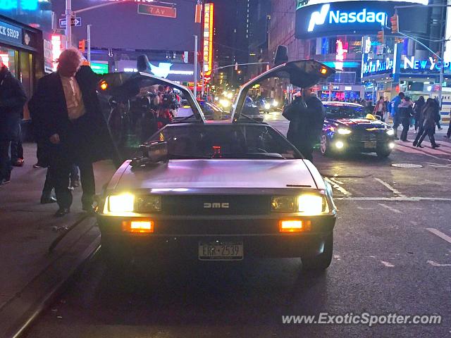 DeLorean DMC-12 spotted in New York, New York