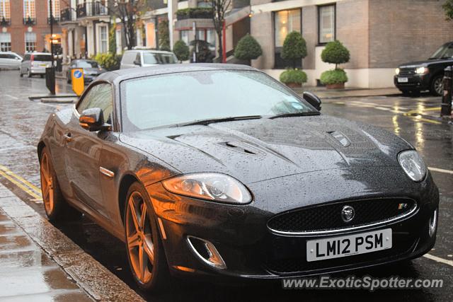 Jaguar XKR spotted in London, United Kingdom