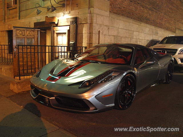 Ferrari 458 Italia spotted in Montreal, Canada