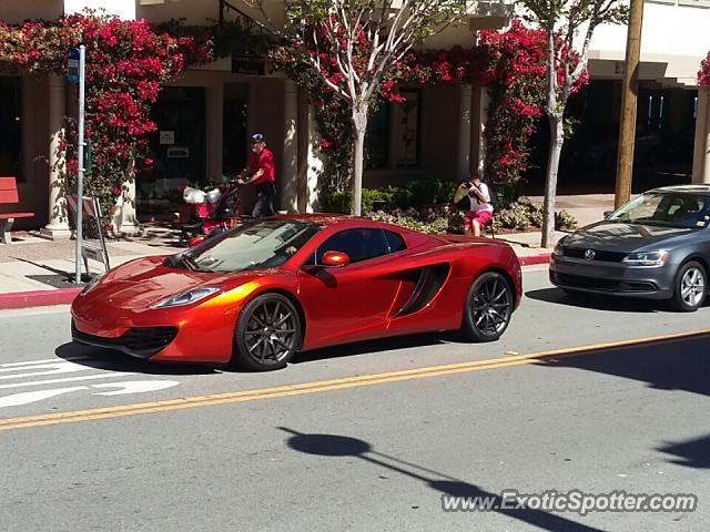 Mclaren MP4-12C spotted in Monterey, California
