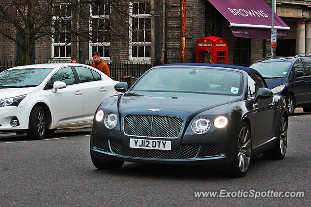 Bentley Continental spotted in Cambridge, United Kingdom