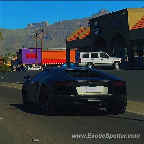 Lamborghini Aventador spotted in Tucson, Arizona