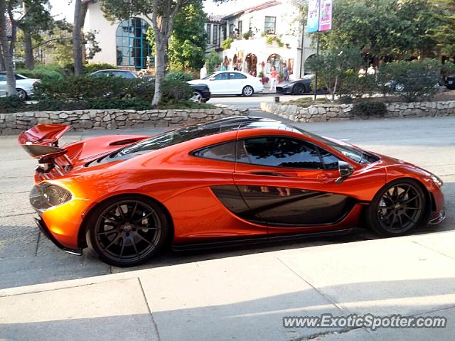 Mclaren P1 spotted in Carmel, California