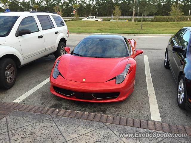 Ferrari 458 Italia spotted in Kissimmee, Florida