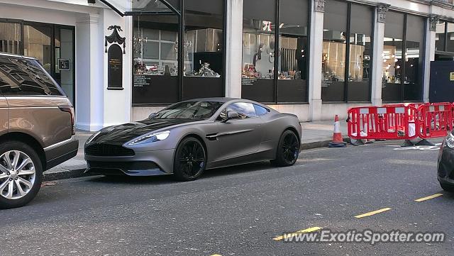 Aston Martin Vanquish spotted in London, United Kingdom