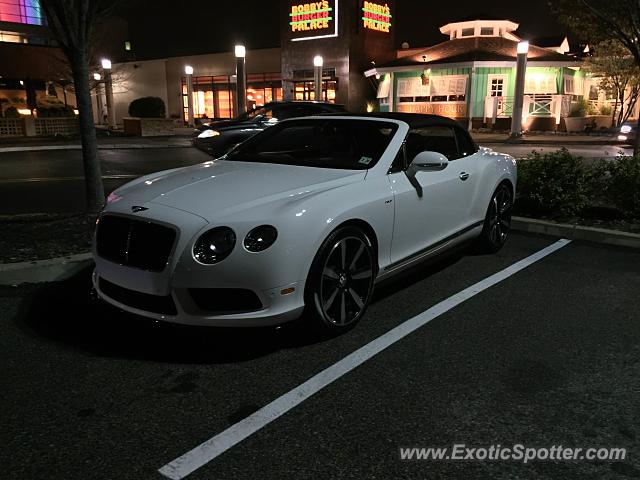 Bentley Continental spotted in Cherry Hill, New Jersey