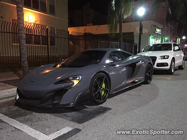 Mclaren 675LT spotted in Miami Beach, Florida