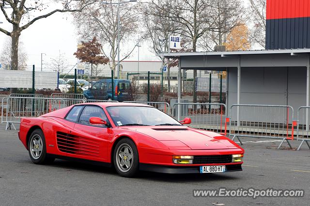 Ferrari Testarossa spotted in Chambéry, France