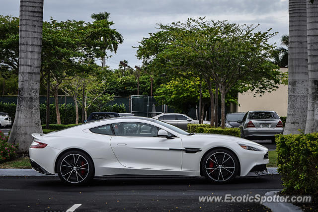 Aston Martin Vanquish spotted in Miami Beach, Florida