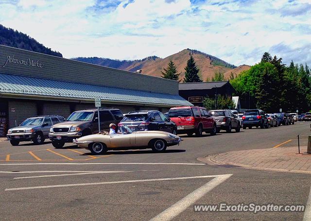 Jaguar E-Type spotted in Sun Valley, Idaho