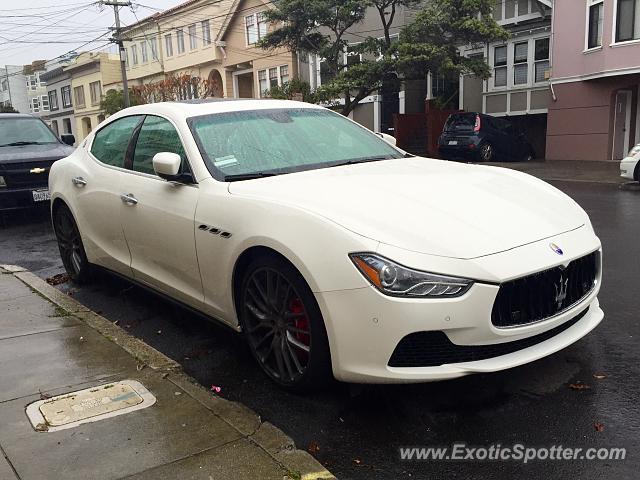 Maserati Ghibli spotted in San Francisco, United States