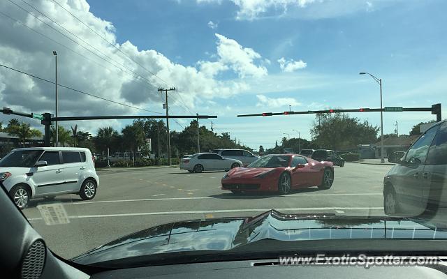 Ferrari 458 Italia spotted in Naples, Florida
