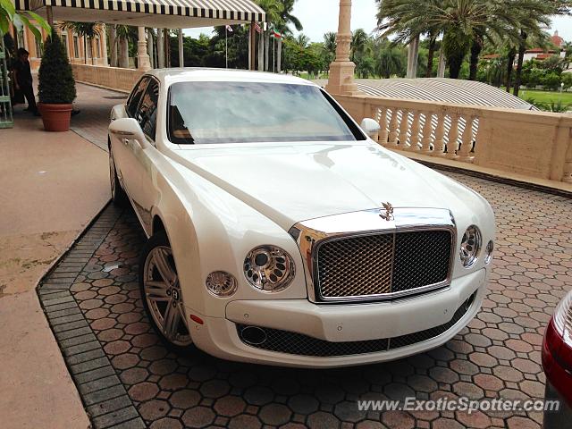Bentley Mulsanne spotted in Coral Gables, Florida