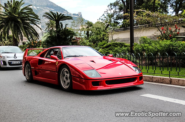 Ferrari F40 spotted in Monte-Carlo, Monaco