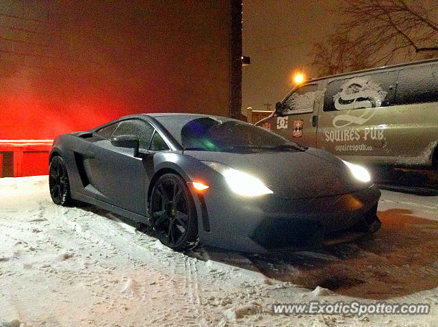 Lamborghini Gallardo spotted in Edmonton, Canada