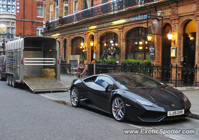Lamborghini Huracan spotted in London, United Kingdom