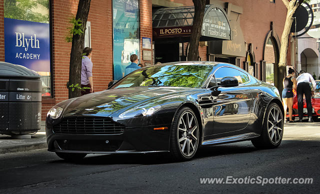 Aston Martin Vantage spotted in Toronto, Canada