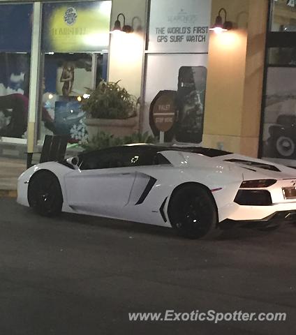 Lamborghini Aventador spotted in Los Angeles, California